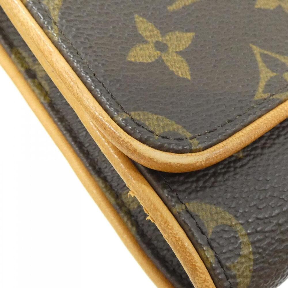 LOUIS VUITTON Authentic Brown Monogram Pochette Shoulder Bag - Picture 4 of 7